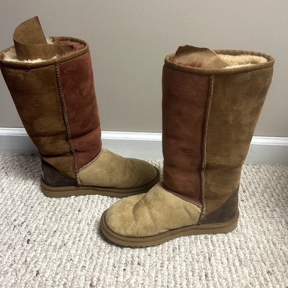 UGG Shoes - UGG Tan and Cream Women's Boots